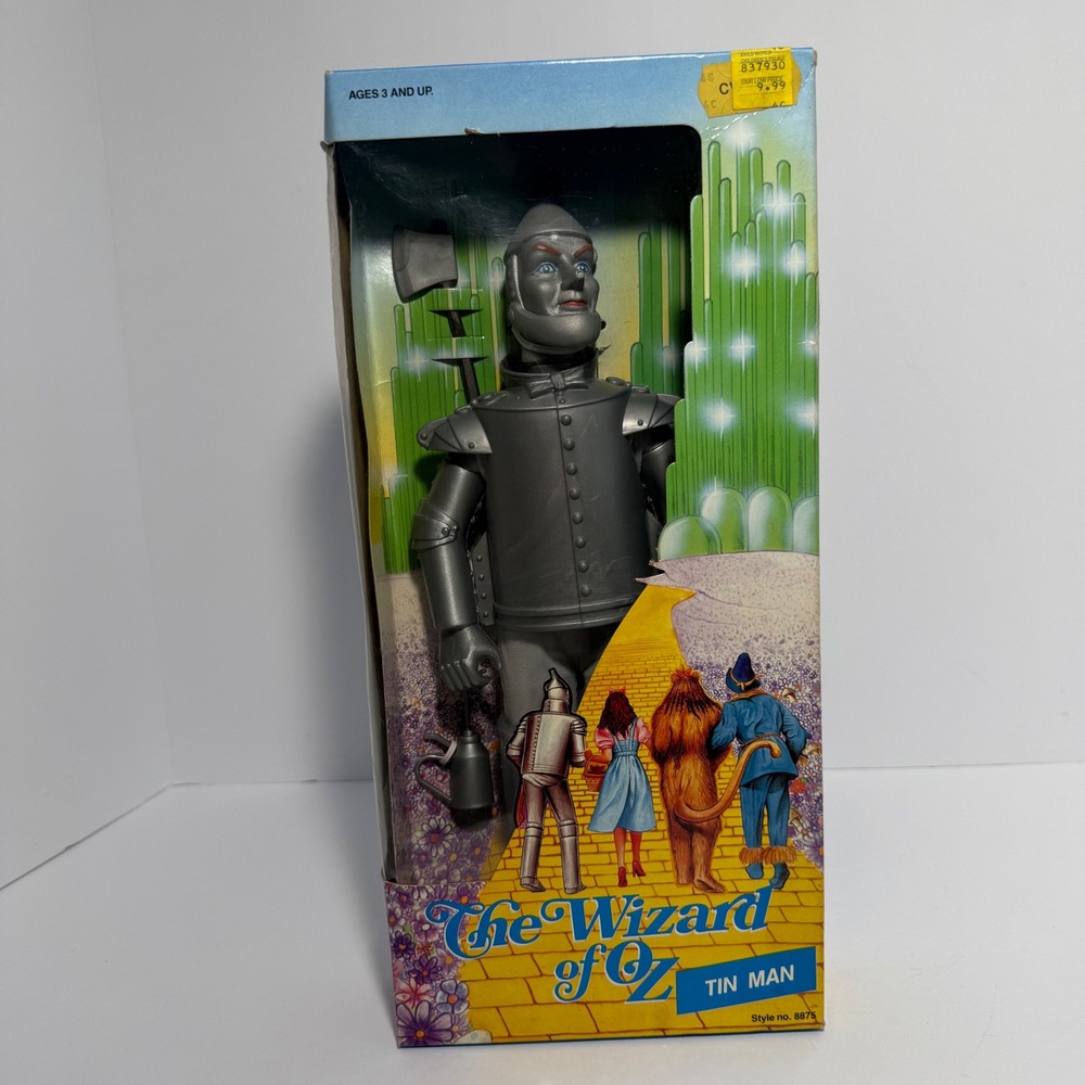 Vintage 1988 Wizard of Oz Tin Man Action Figure Multi Toys Corp 8875 New In Box